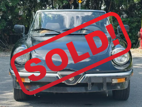 1987 ALFA ROMEO SPIDER GRADUATE | 2.0L | Clean Title | Runs and Drives | Sold As-Is