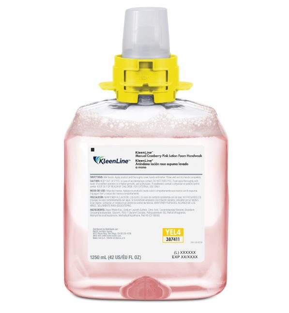 Kleenline Manual Cranberry Lotion Foam Soap 1.25 L 4/Cs
