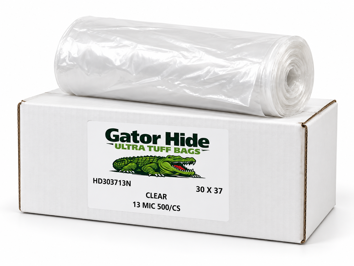 Gator Hide 30x37 13 Mic Clear Can Liner