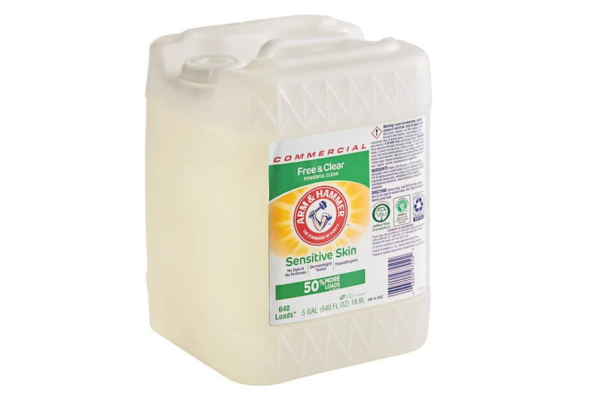 Arm & Hammer® Free & Clear 5 Gallon 2X HE Liquid Laundry Detergent