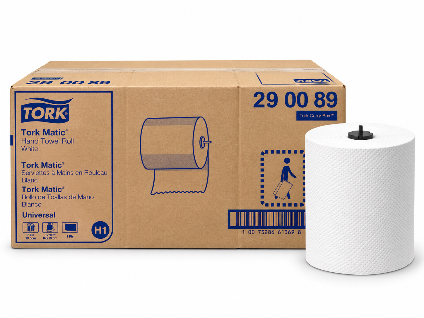 Tork Universal Matic® Hand Towel Roll, 1-Ply – 290089