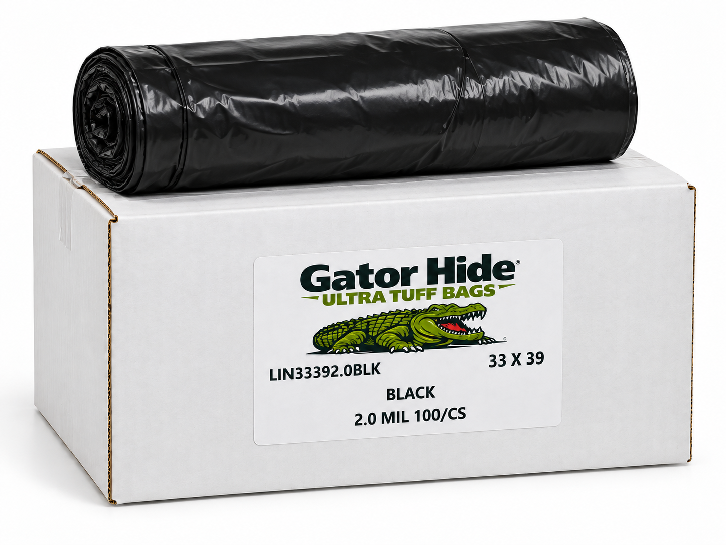 Gator Hide 33x39 Black 2.0 MIL Can liner