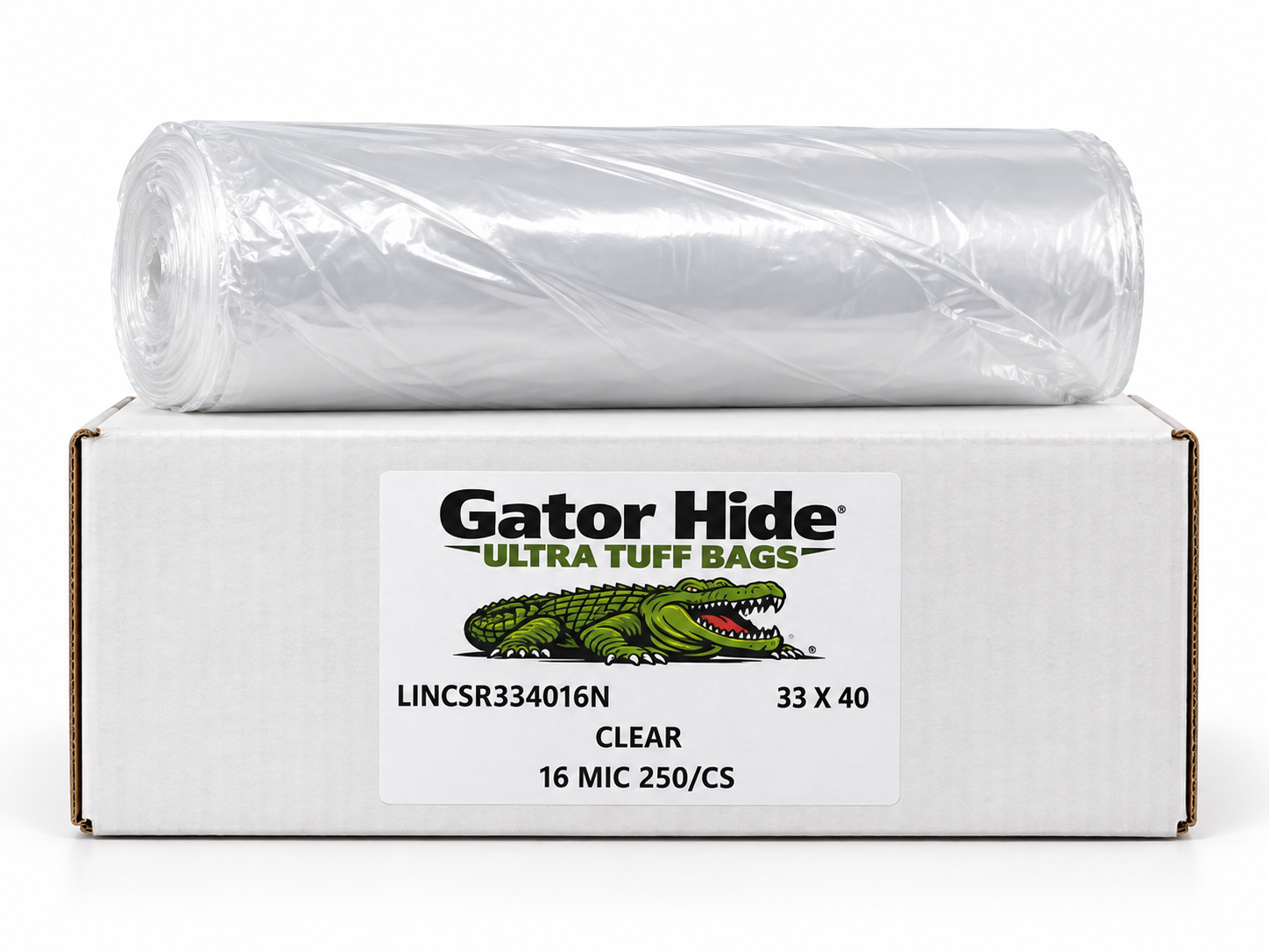 Gator Hide 33x40 Clear 16 Mic Can Liner