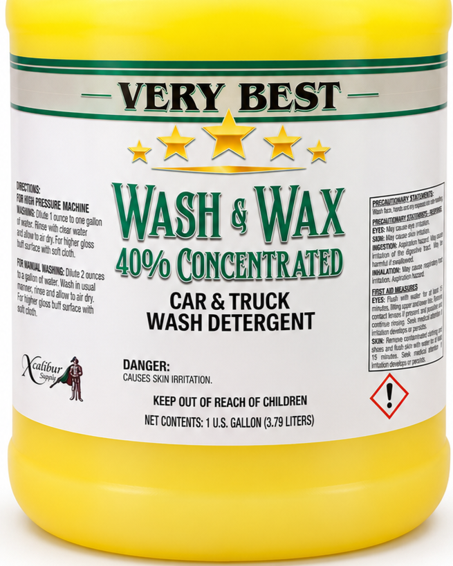 Very Best Wash and Wax 40% Concentrated