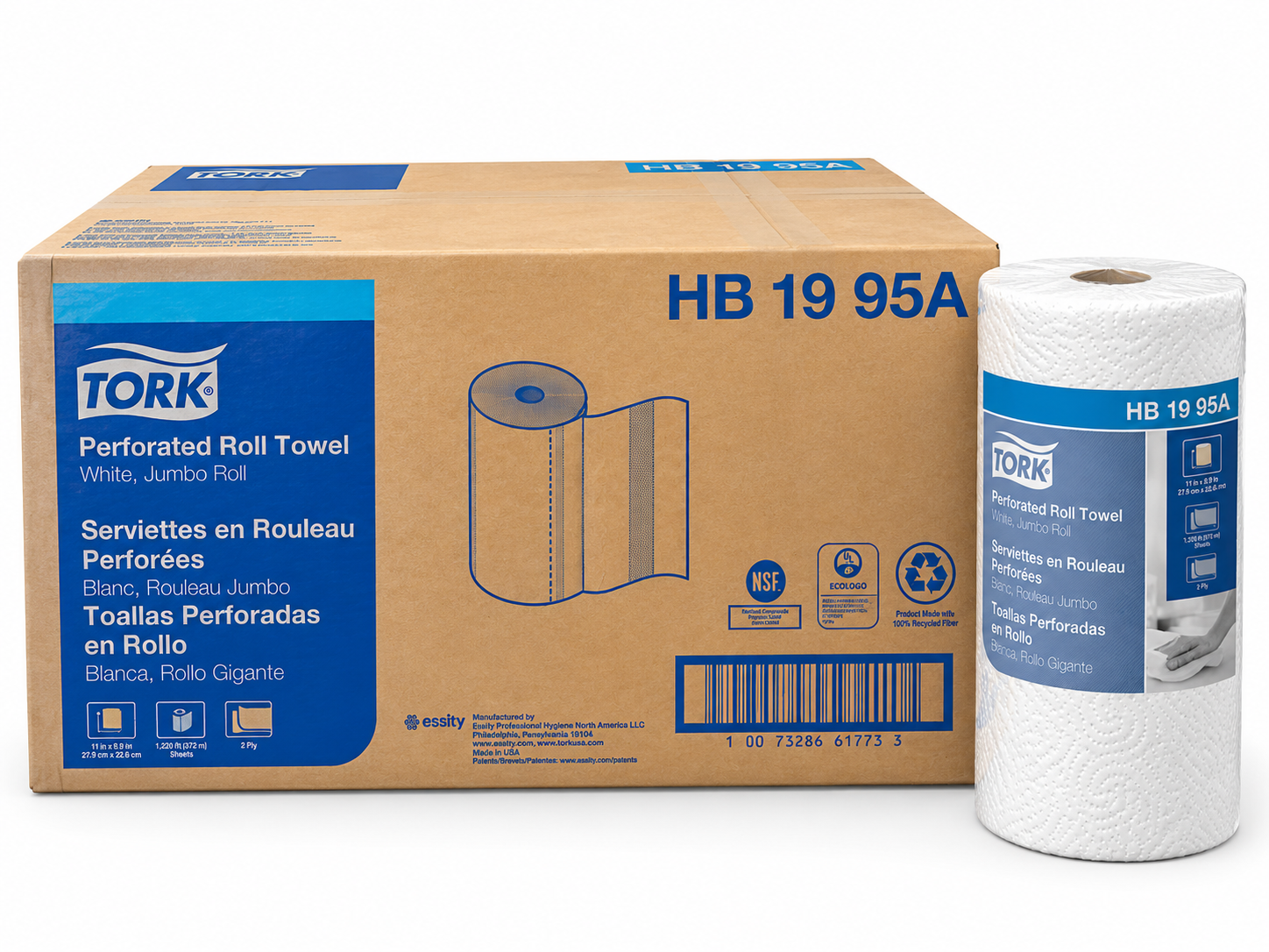Tork HB1995A – Universal Jumbo Perforated Roll Towel