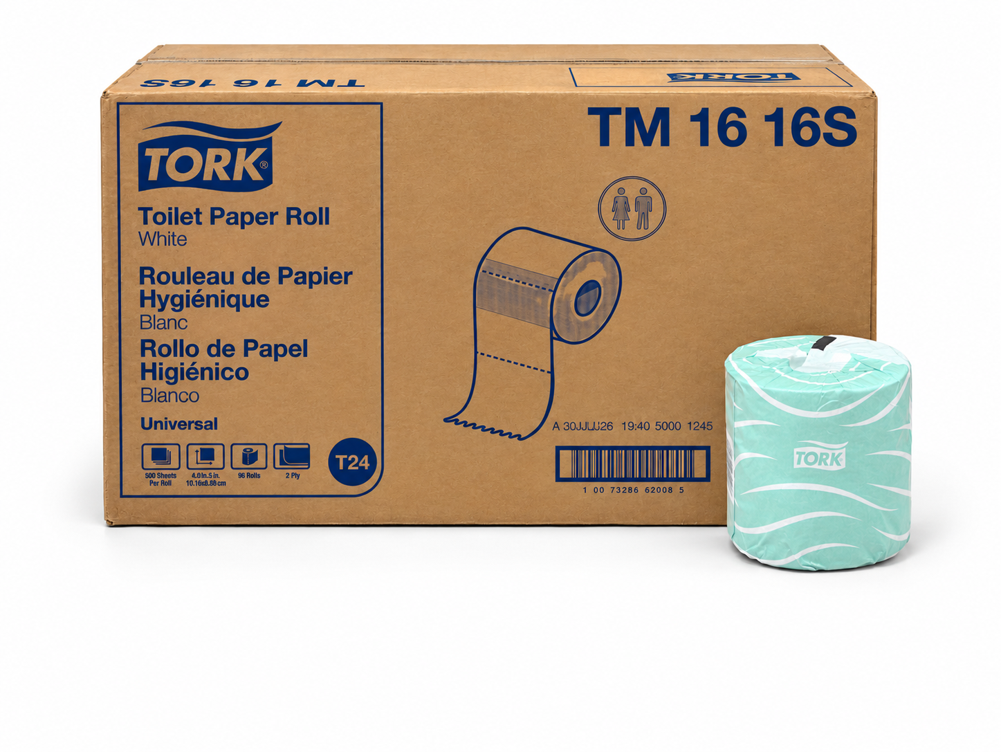 Tork Universal Bath Tissue, 2-Ply – TM1616S