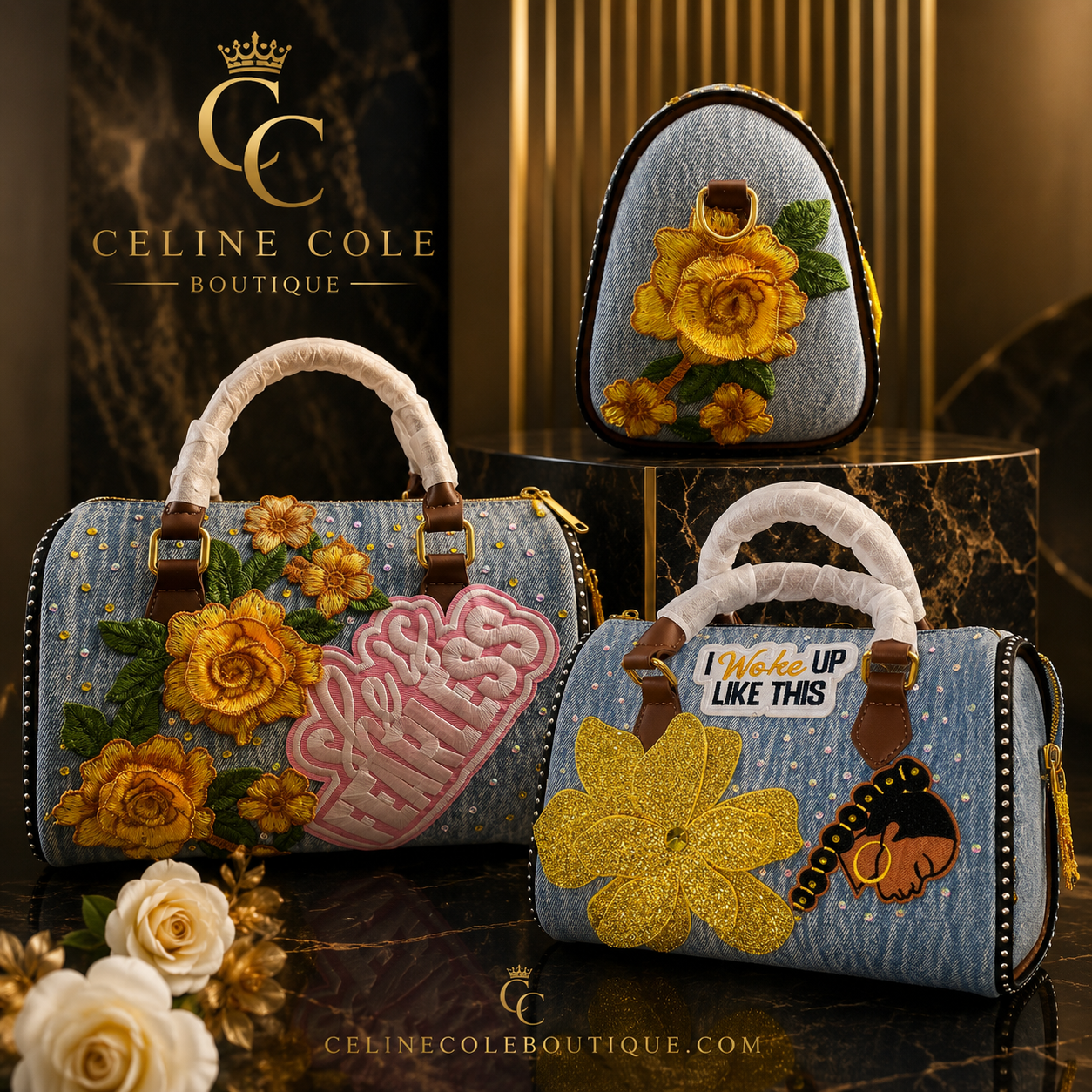 Fearless Floral Embroidery Bag Collection