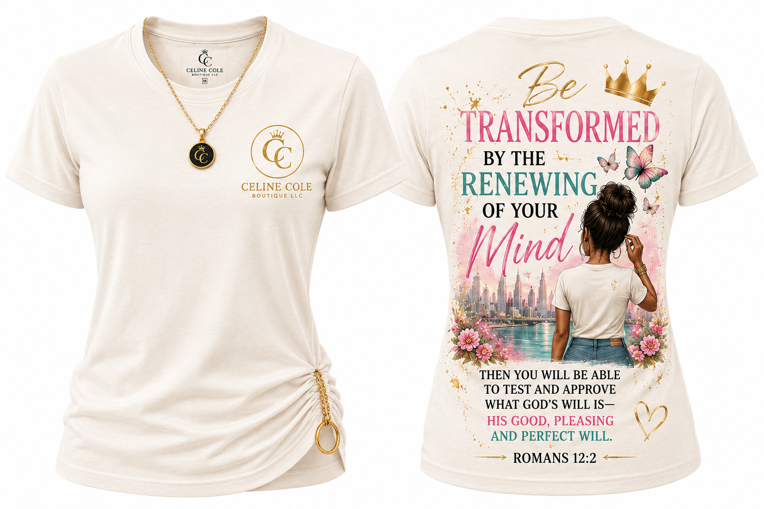 'Be Transformed' Inspirational T-shirt