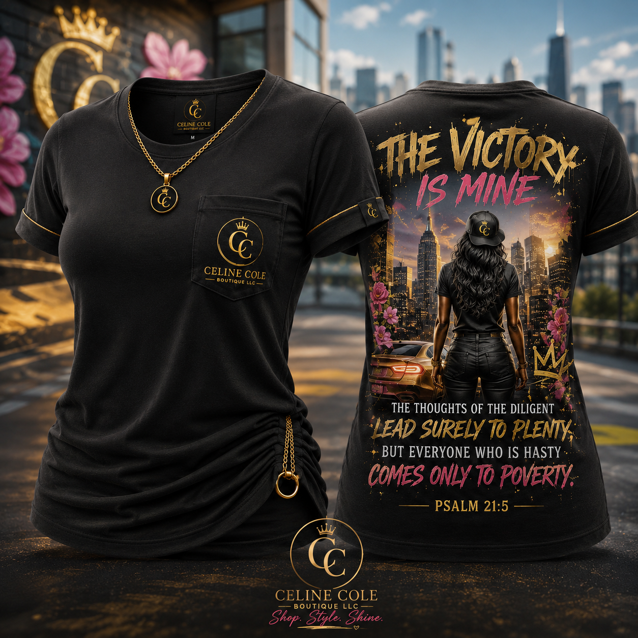 Victory is Mine Motivational Tee