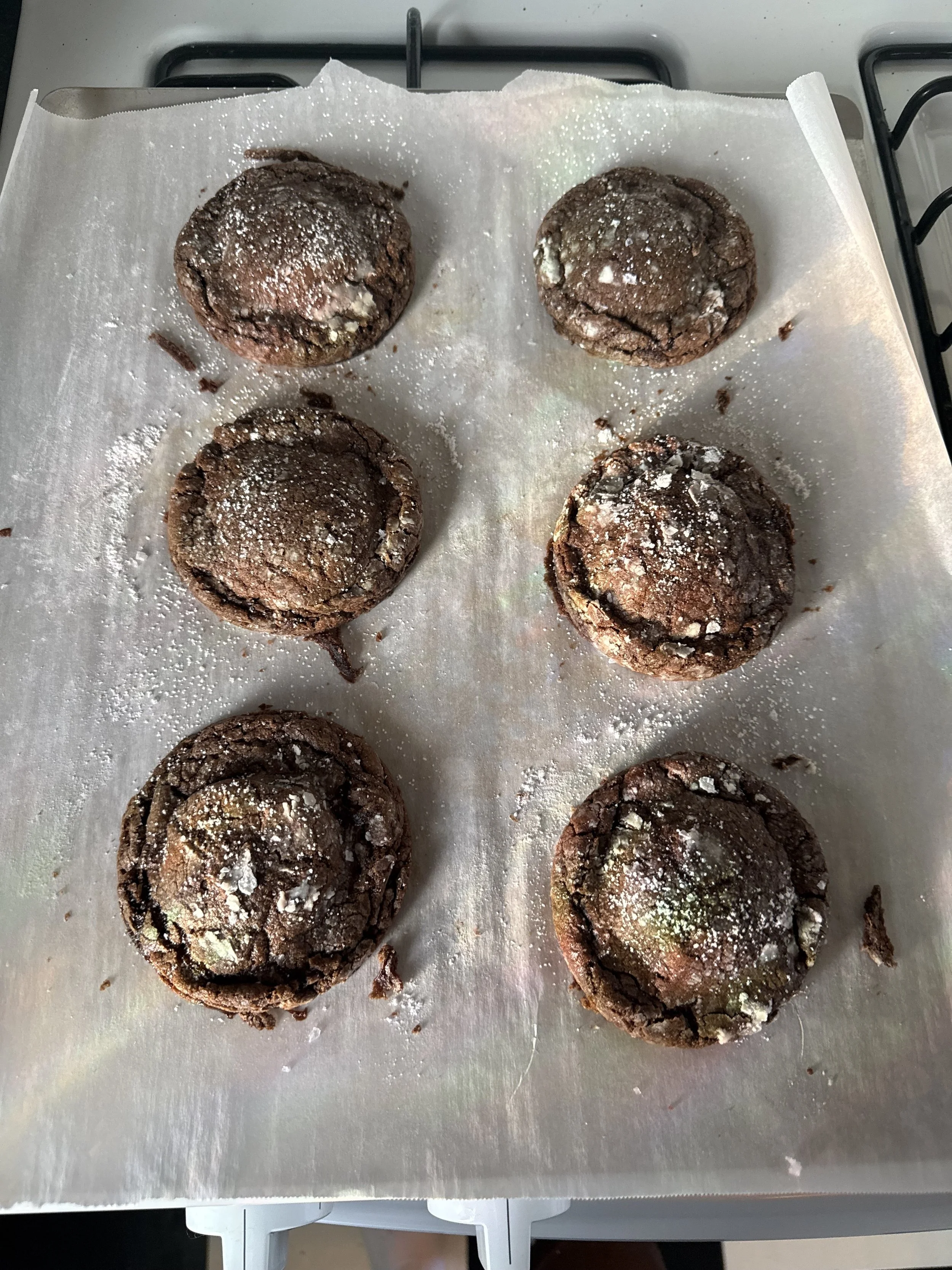 Oreo Stuffed Brownie Cookies