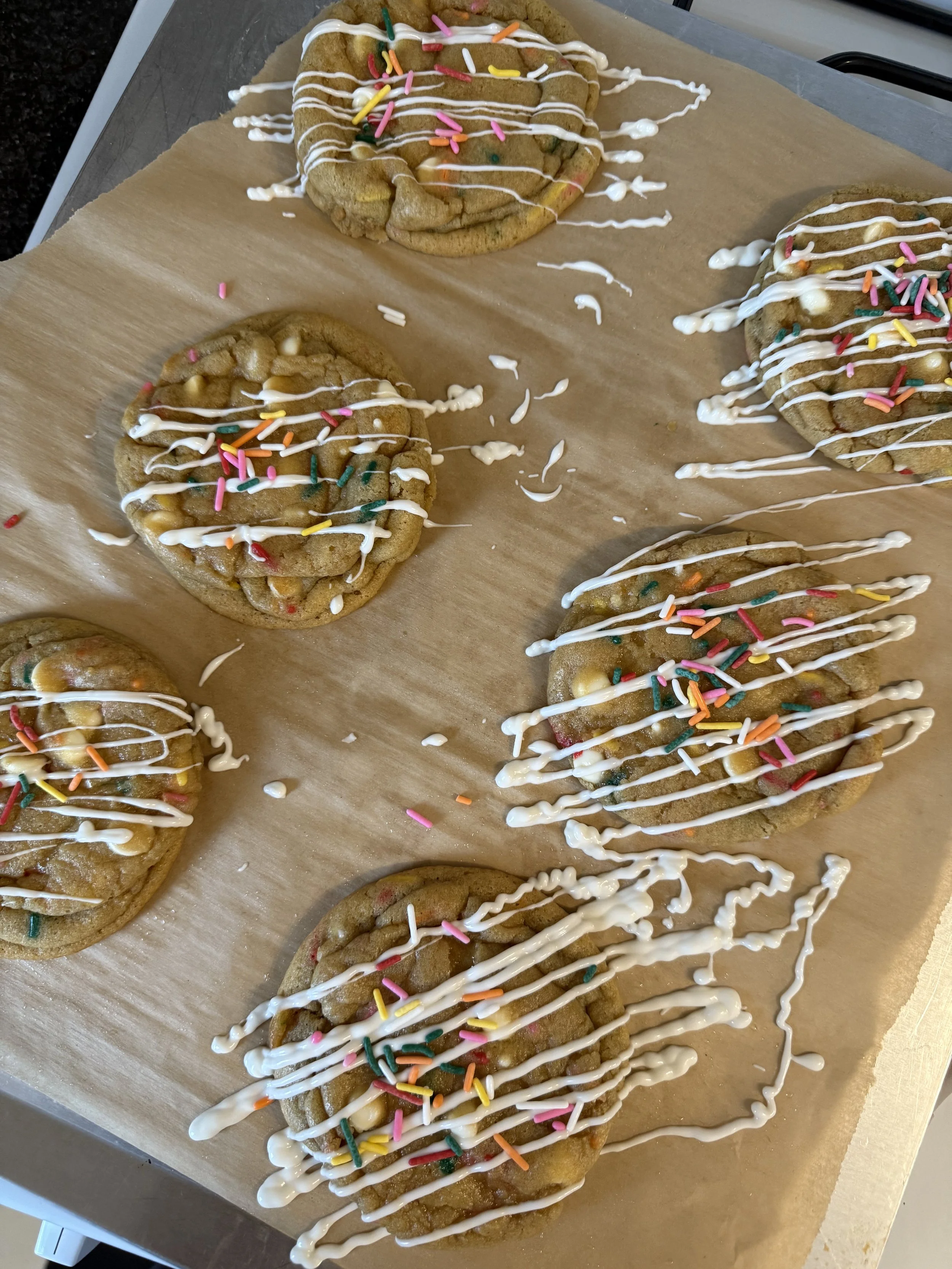 Birthday Cake Cookies