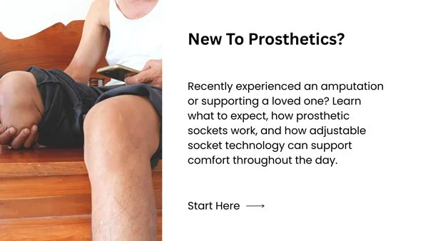 New to prosthetics? Explore patient resources about amputation, including a new patient guide, questions to ask your prosthetist, prosthetic and orthotic care tips, support and community resources, and more.