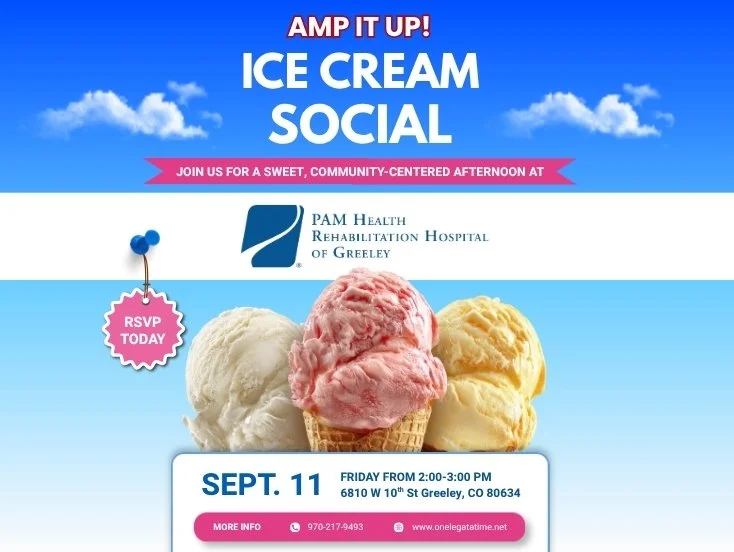 Ice Cream Social at PAM Health Rehab of Greeley