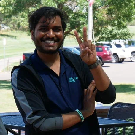 Amogh Gupta at the 2026 One Leg At A Time Charity Golf Tournament.