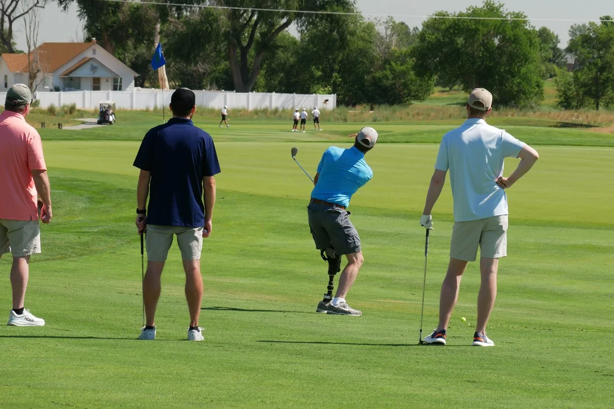 One Leg At A Time Charity Golf Tournament bringing golfers, sponsors, and community members together to help provide prosthetic care for people in need.