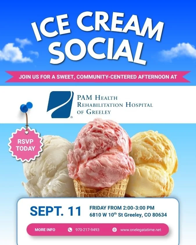 AMP IT UP! Ice Cream Social at PAM Health Rehab of Greeley