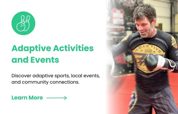 Learn more about adaptive activities and events.
