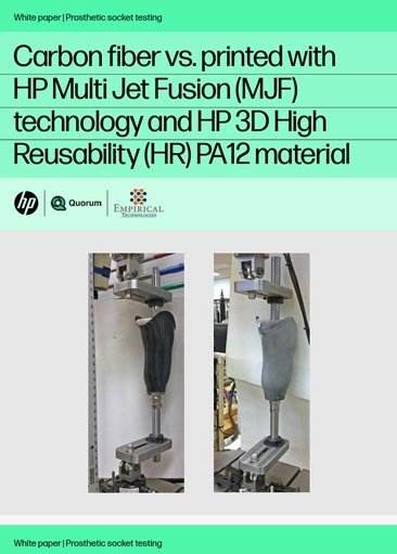 Whitepaper from HP highlighting strength testing and validated performance of the Quatro Adjustable Socket.