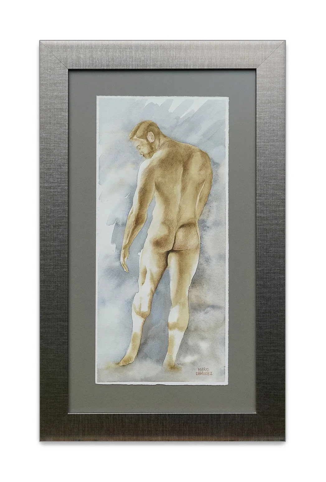Silueta, acuarela, 36 x 60 cm, 2025, disponible
