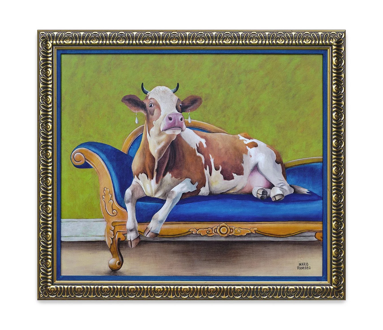 Sra. Carlota, acrílico, 60 x 70 cm, 2026, disponible