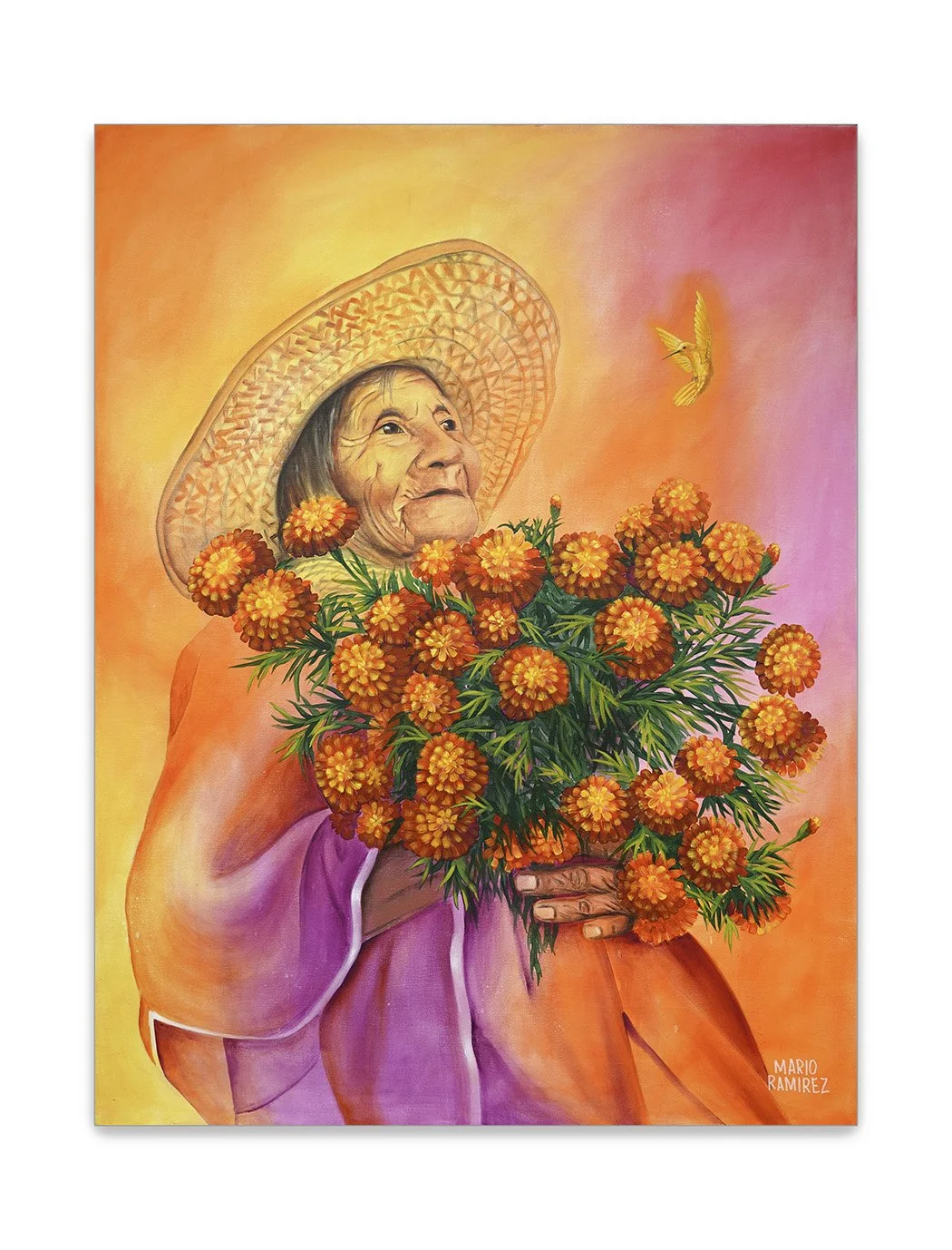 Volvemos a Vernos, acrílico, 100 x 130 cm, 2025, disponible
