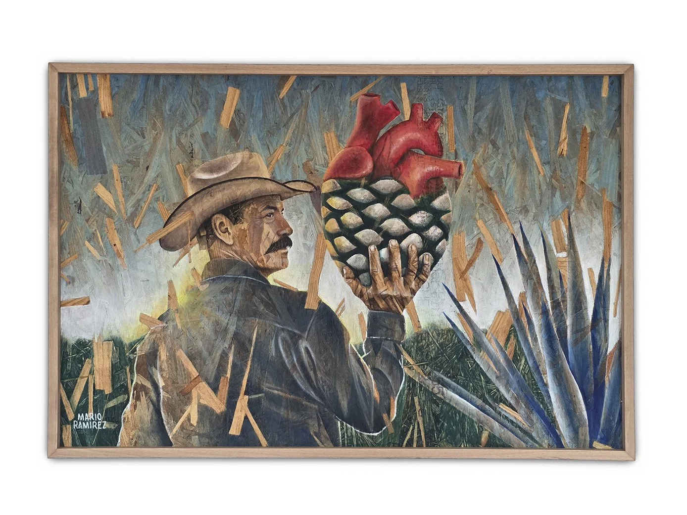 El Jimador, acrílico, 125 x 85 cm, 2026, vendido