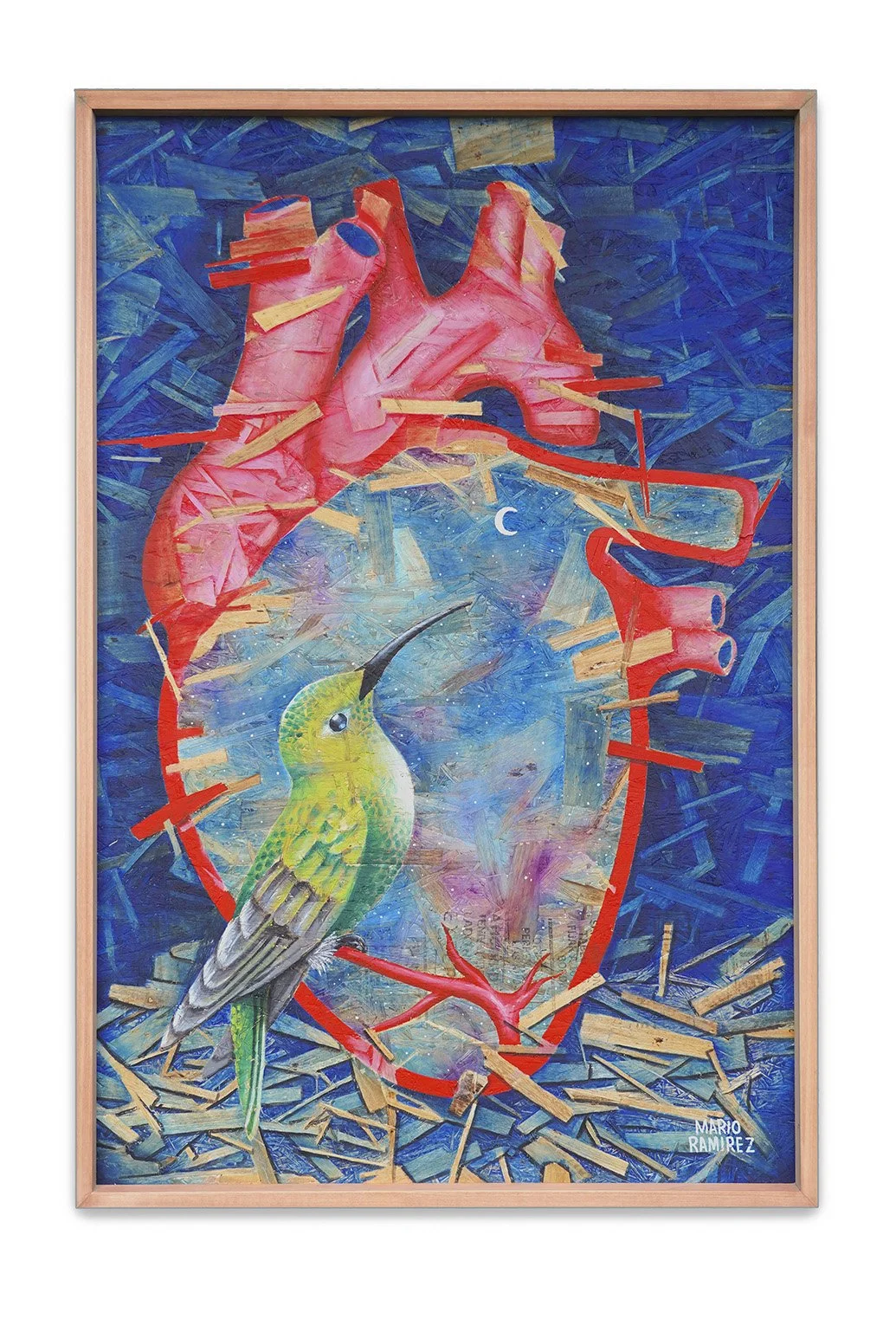 Latido Celestial, Acrílico, 85 x 126 cm, 2026, disponible