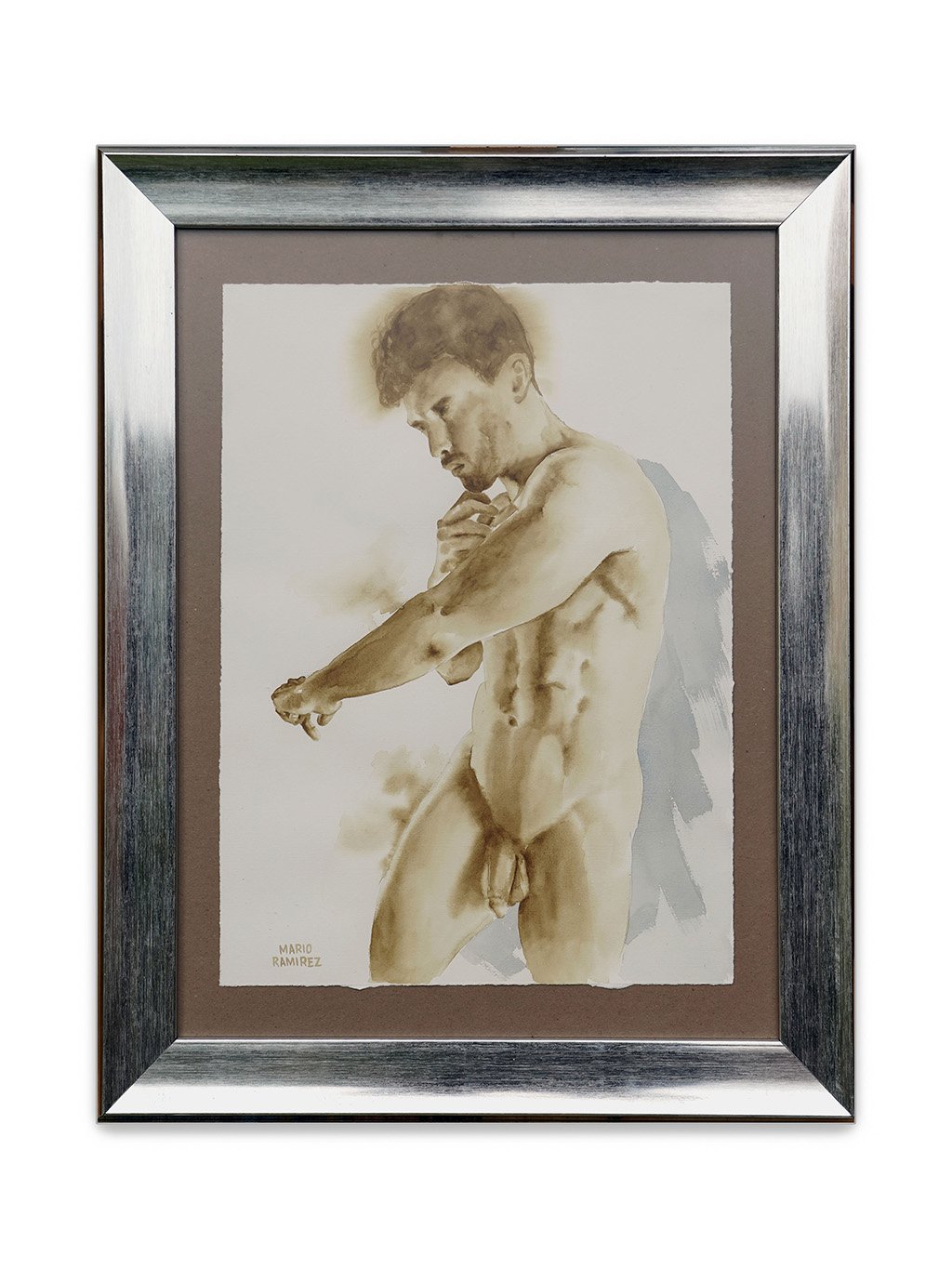 Eco Interno, acuarela, 52 x 65 cm, 2025, disponible
