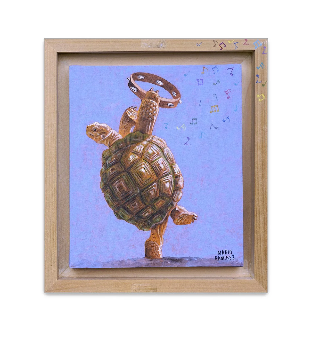 Danza, acrílico, 33 x 37 cm, 2026, disponible