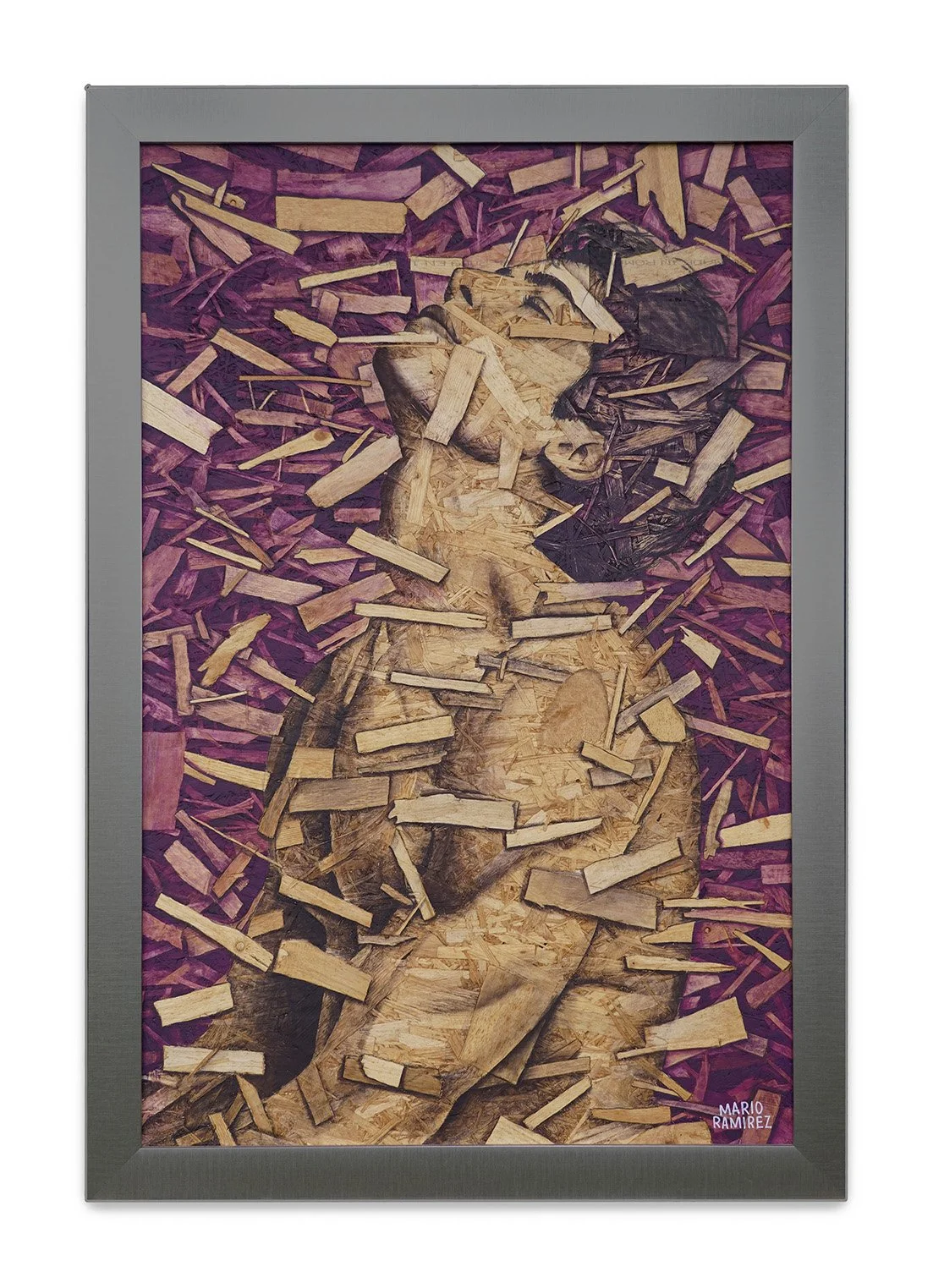 Textura Del Alma, acrílico, 134 x 92 cm, 2025, disponible