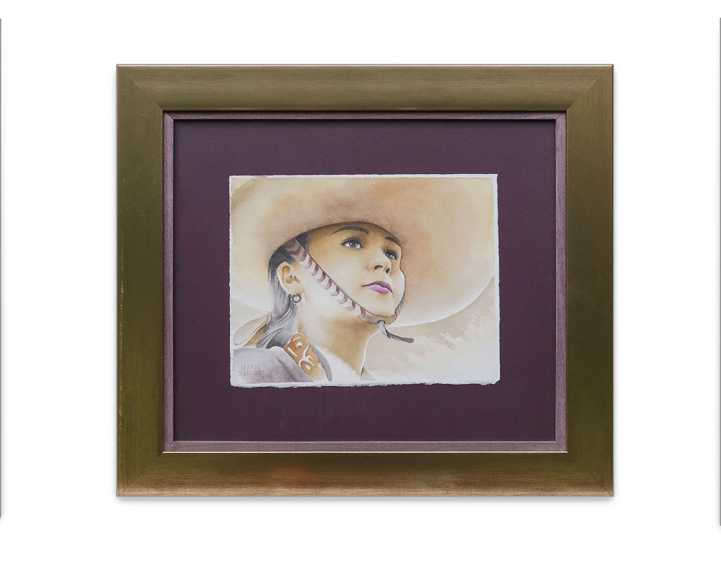 Escaramuza, acuarela, 29 x 24 cm, 2025, disponible