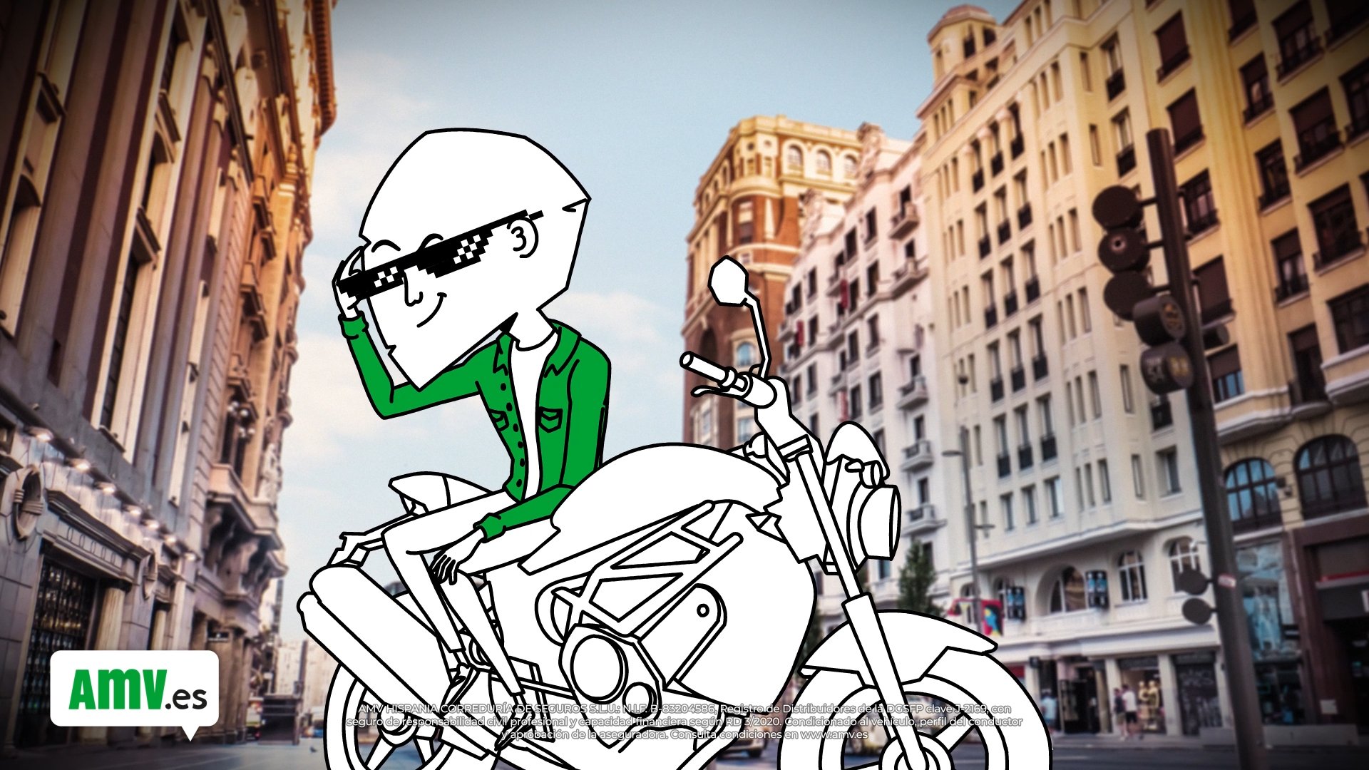       
  
      AMV es la única marca de seguros especializada de motos en España. El desafío consistía en desarrollar un concepto y un posicionamiento de marca que destacara dentro de la competencia.     Así nació el concepto E l seguro de los que p