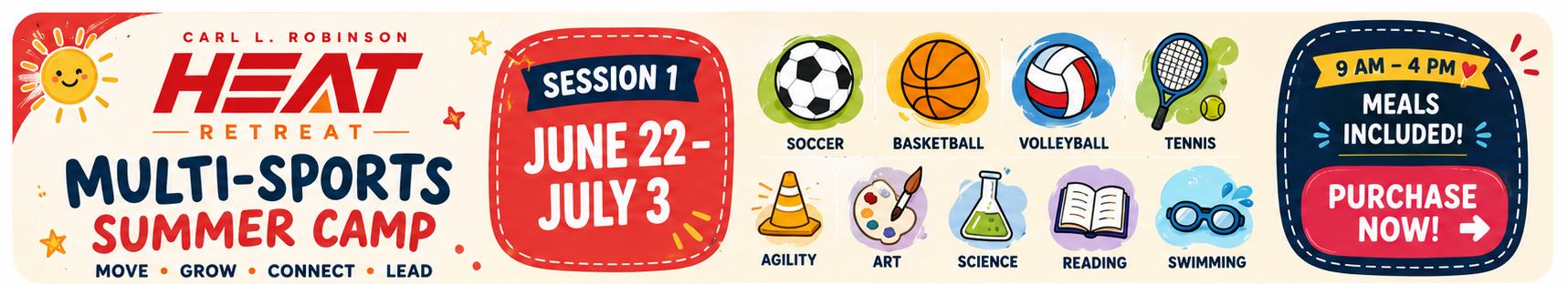 June 22-July 3 Summer Camp