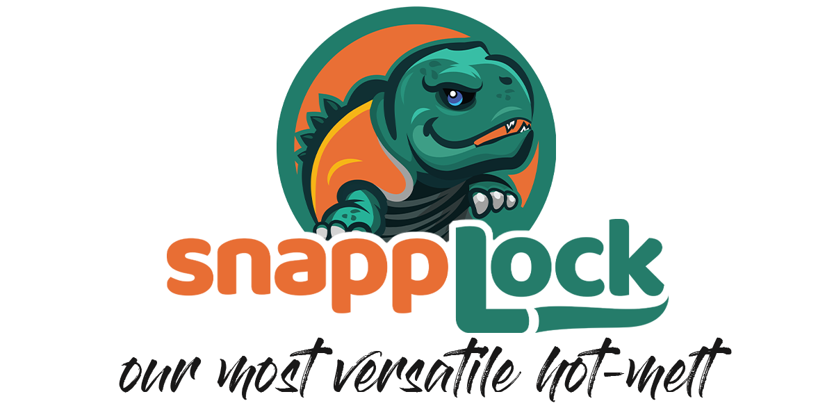 snappLock - snapping turtle - our most versatile hot-melt