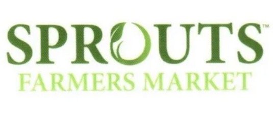 Sprouts Farmers Market logo with green text and a leaf design.