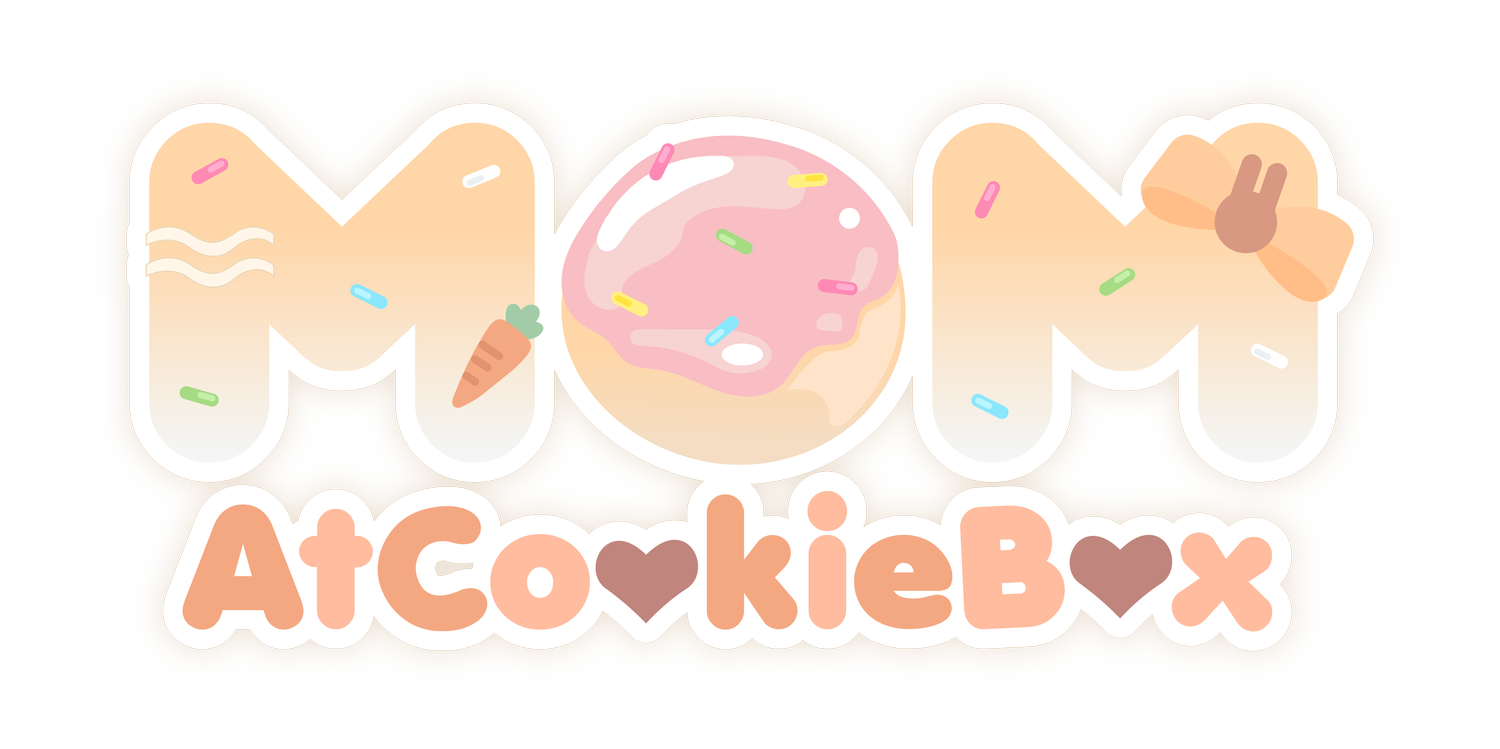 Mom at Cookie Box