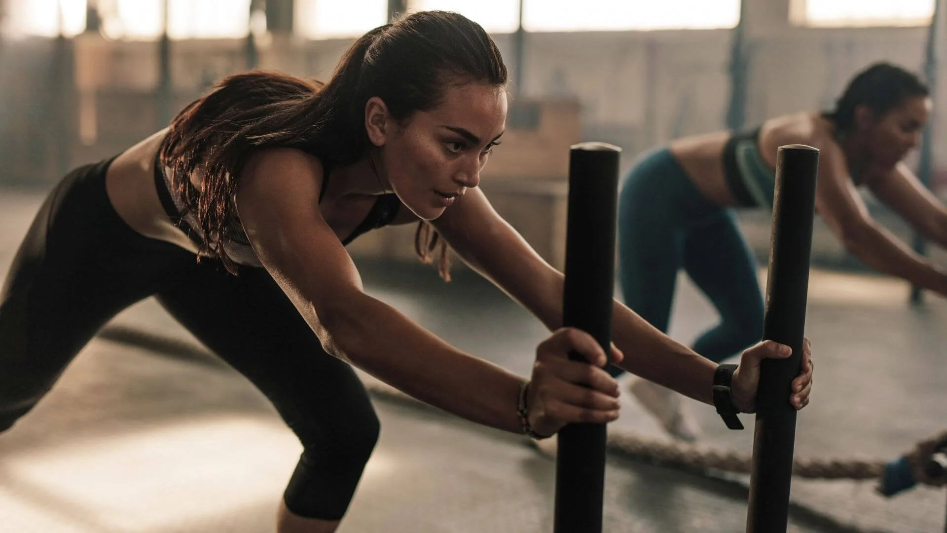 woman doing a daily exercise