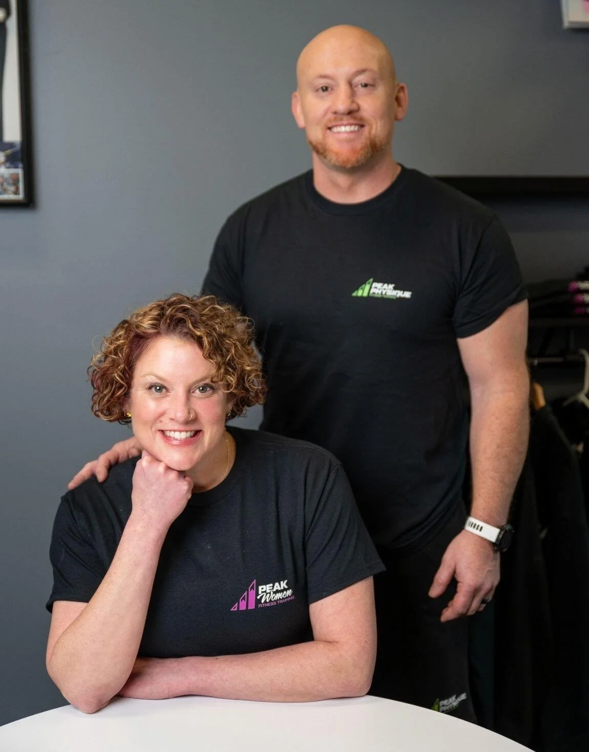 nick and lissa, owners and personal trainers of peak physique