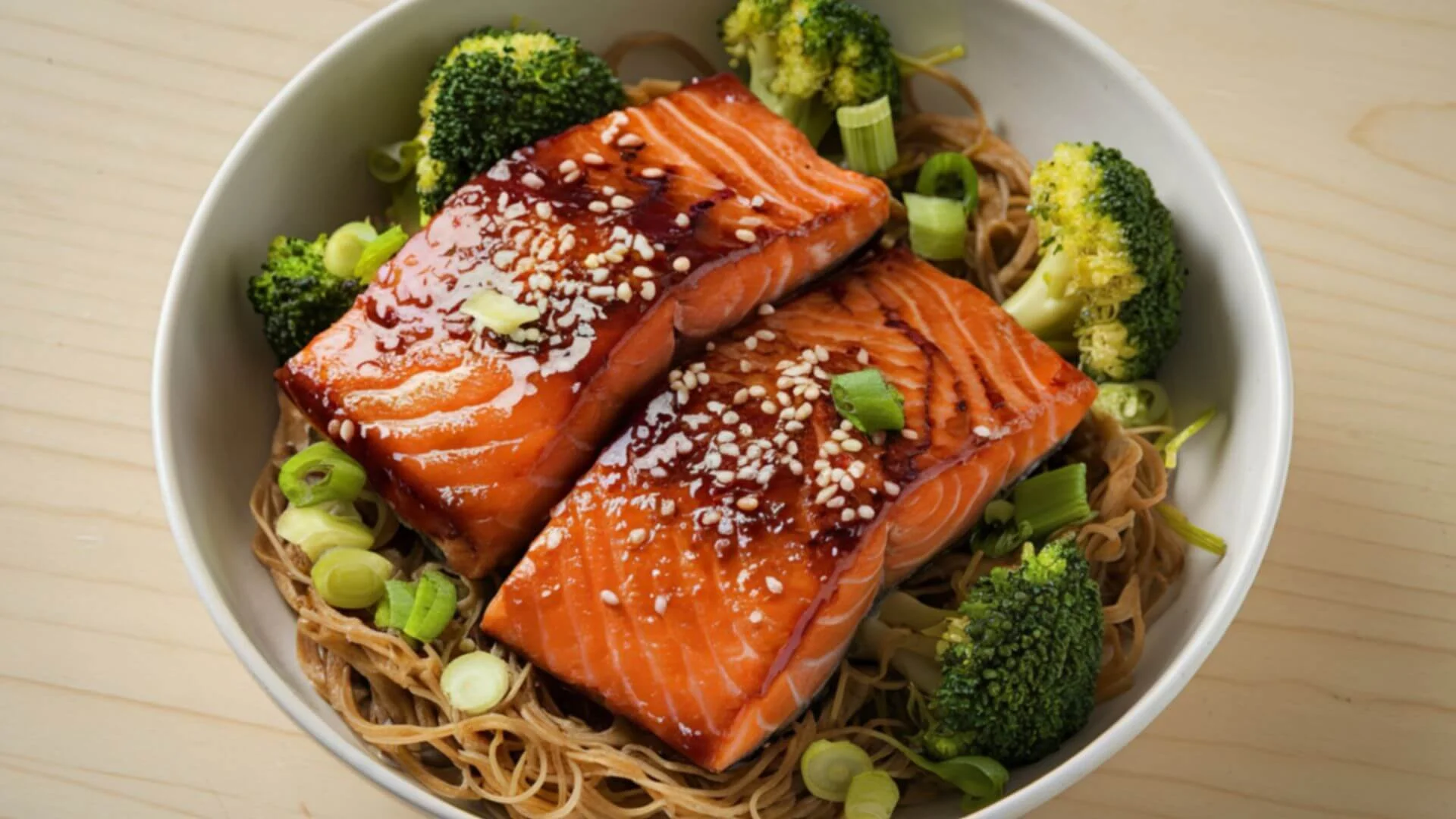 Fatty Fish Salmon in a bowl