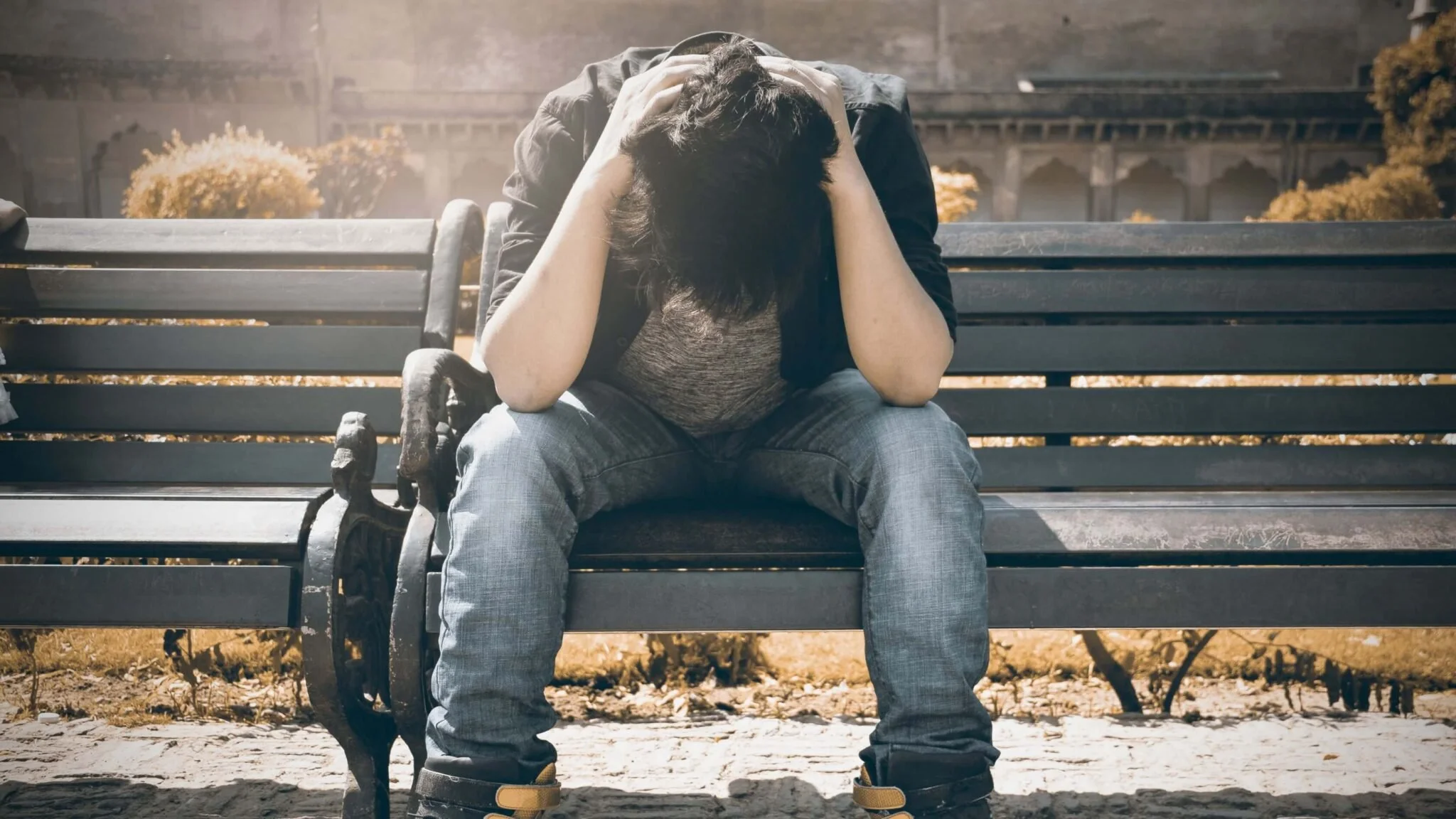man looking depressed