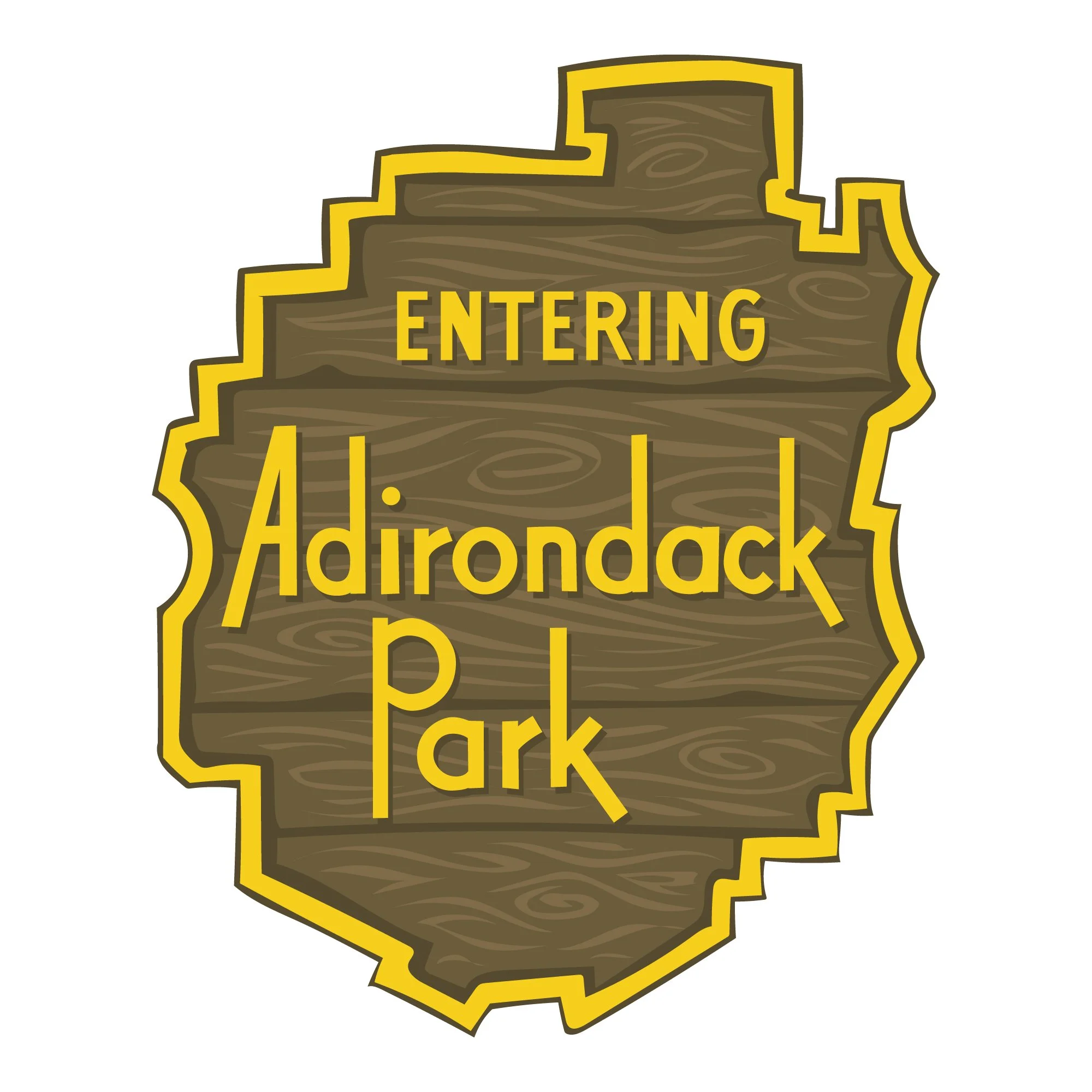 Entering Adk Park