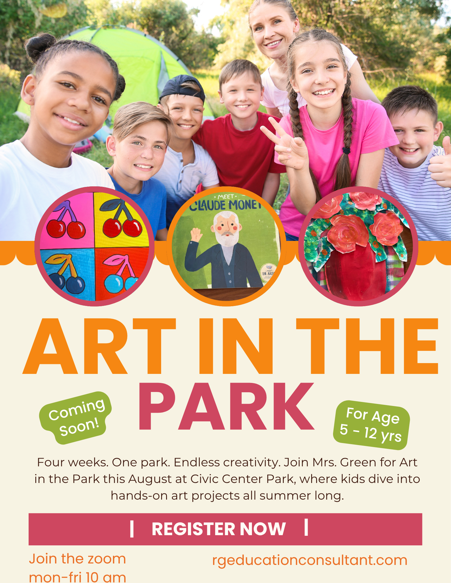 Art in the ParK 4 weeks