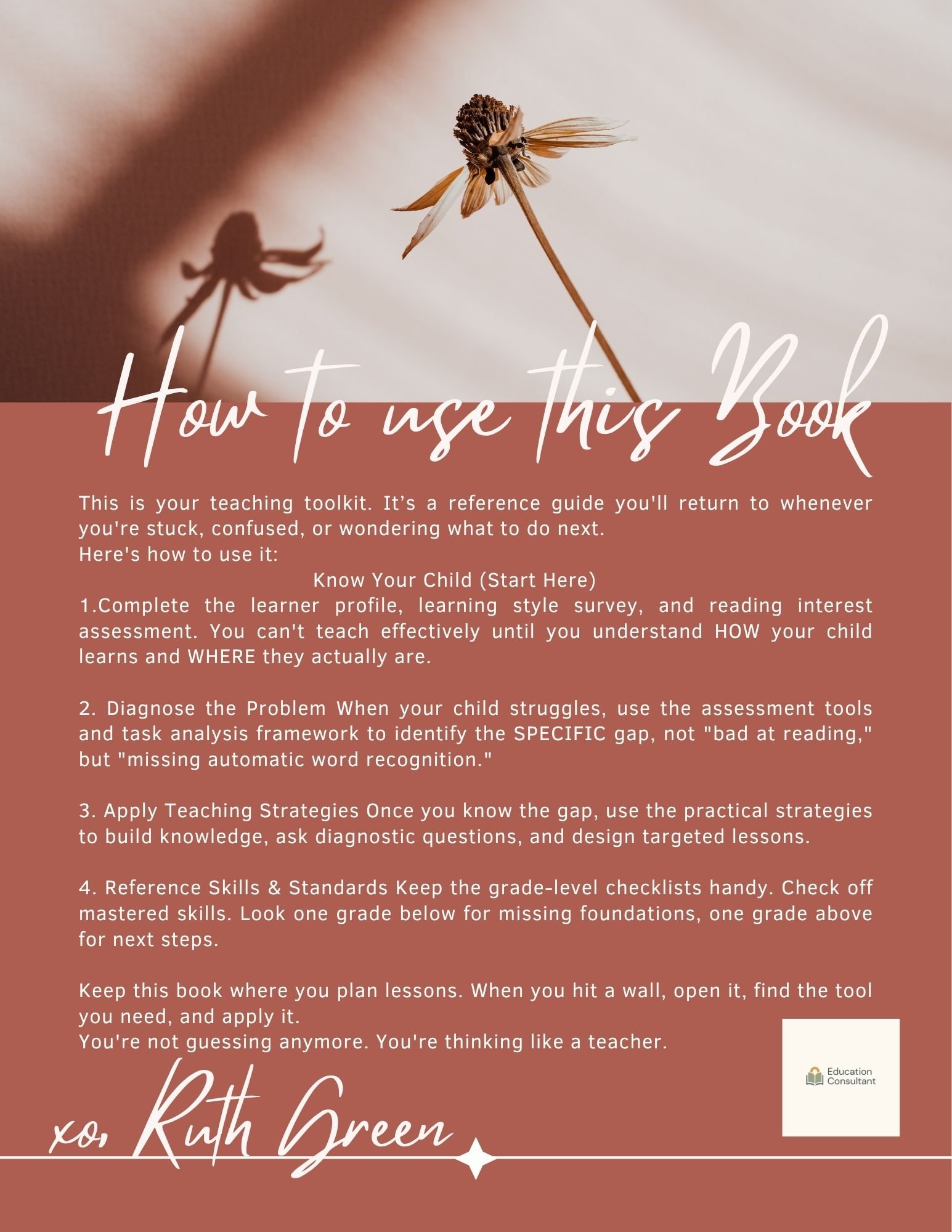 Think Like a Teacher: Homeschool Teaching Guide