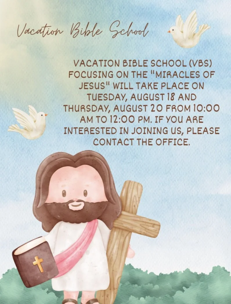 Vacation bible School Begins Soon!