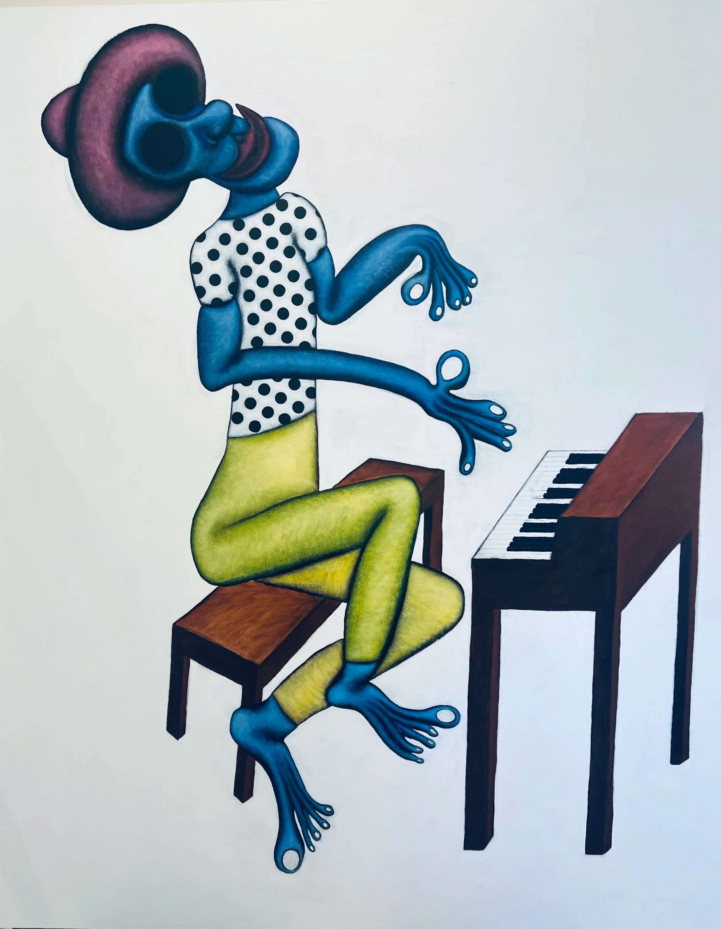 Swelch NERO 48"x60" Oil on canvas