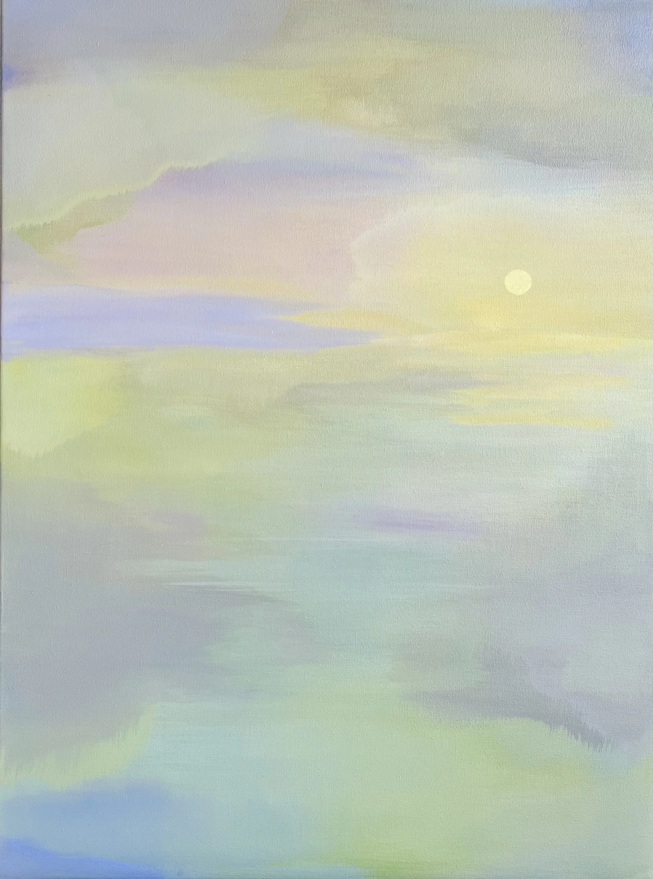 Bart Graziana SOLEIL VERT 18"x24" Acrylic on canvas