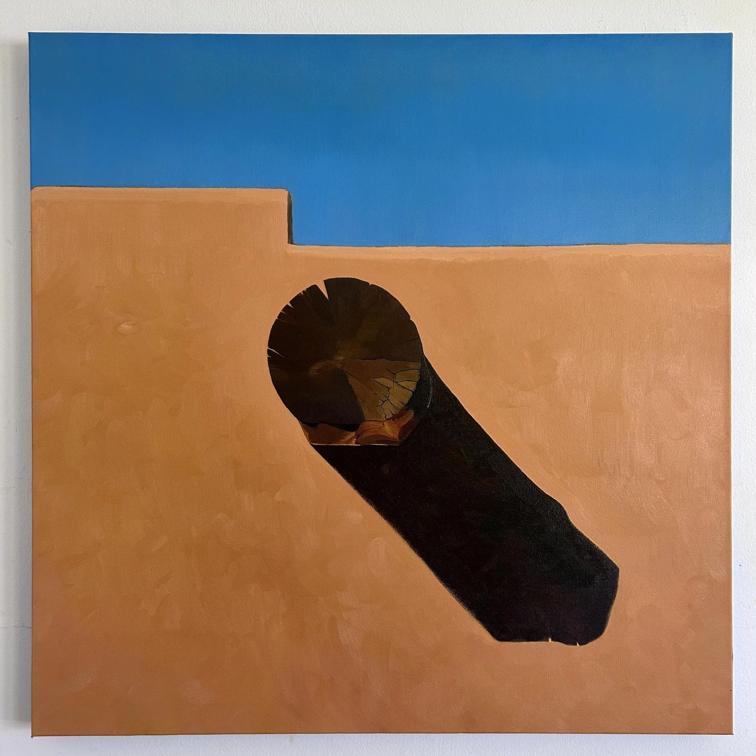 Jeff Pelton SHADOW CASTER 30"x30" Oil on canvas