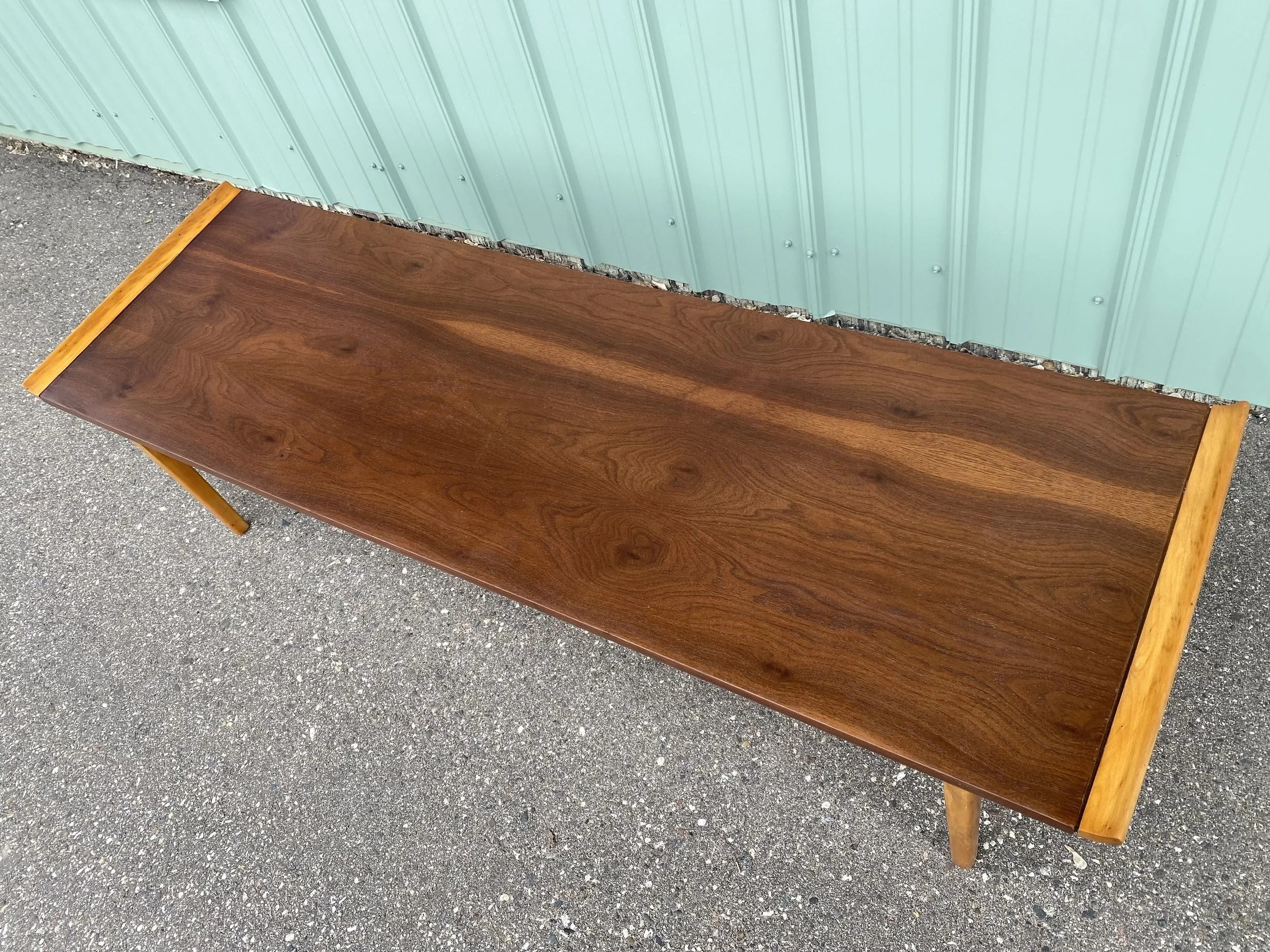 Boston MA Furniture Restoration: Mid Century Coffee Table Refinish