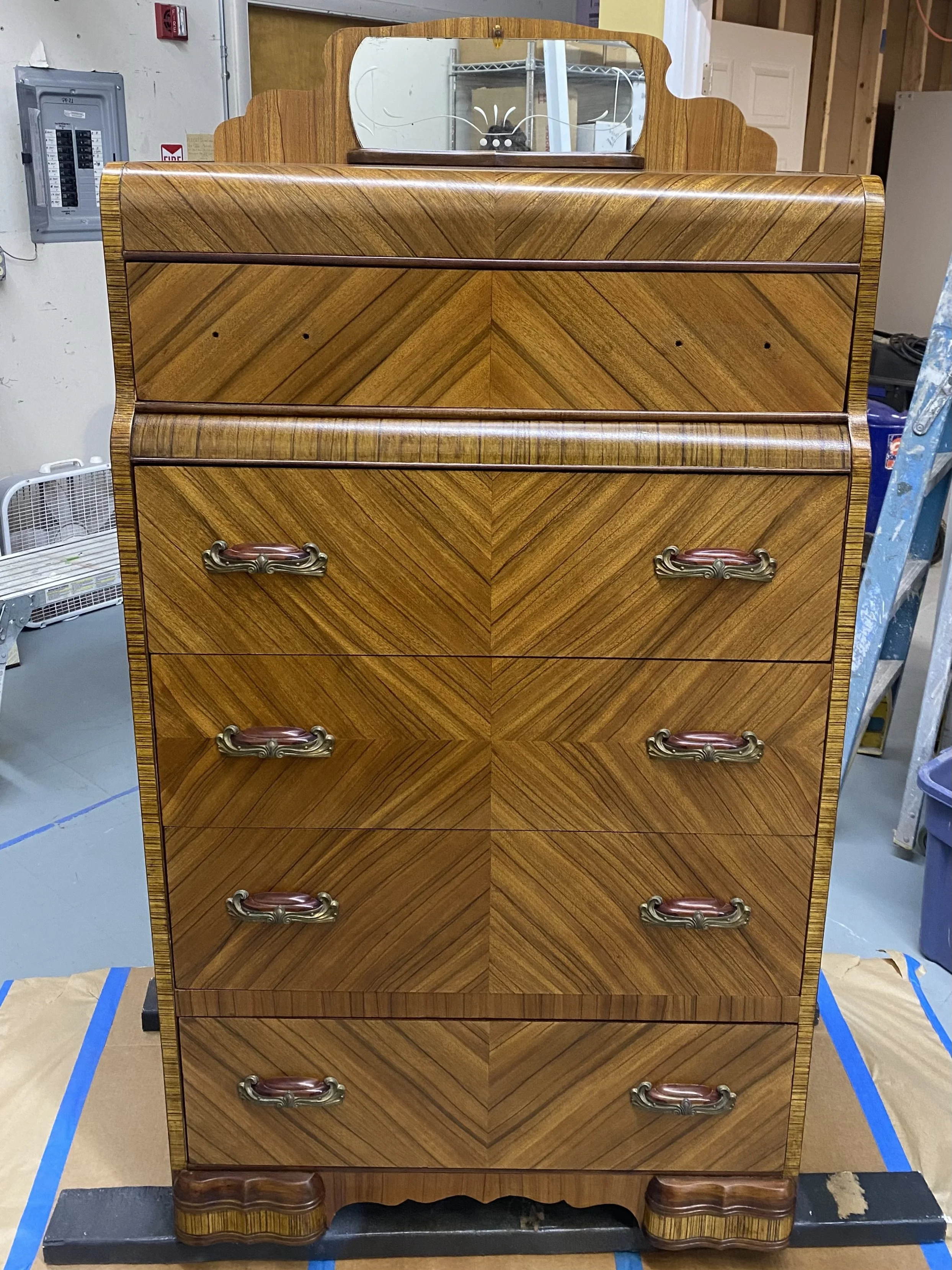 Boston MA Furniture Restoration: Antique Dresser Refinish
