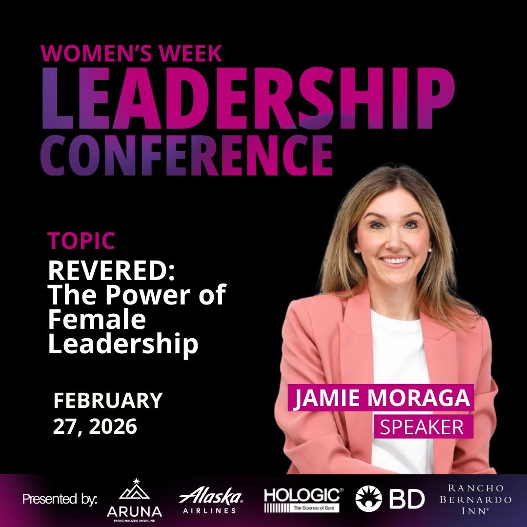 Image from San Diego Women's Week featuring Author and CEO Jamie Moraga